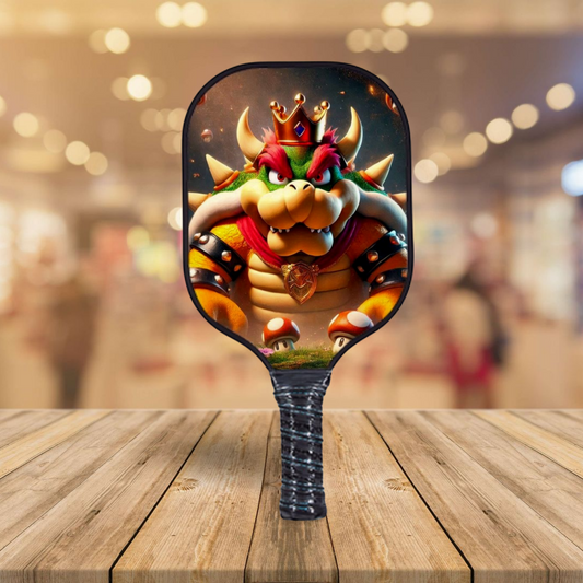 King Bowser - Mario Brothers - Pickleball Paddle