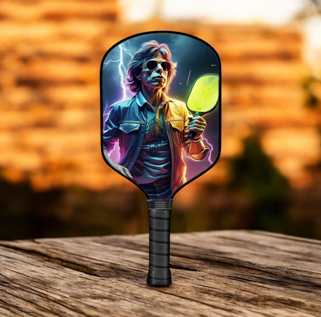 Mick Jagger - Rolling Stones - Pickleball Paddle