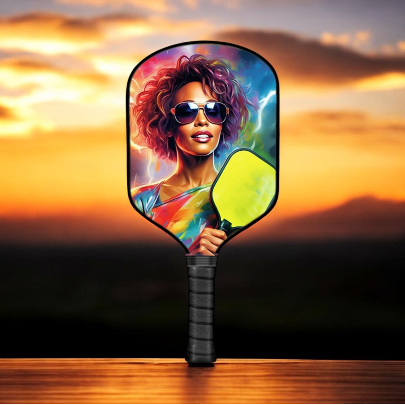 Whitney Houston - Pickleball Paddle
