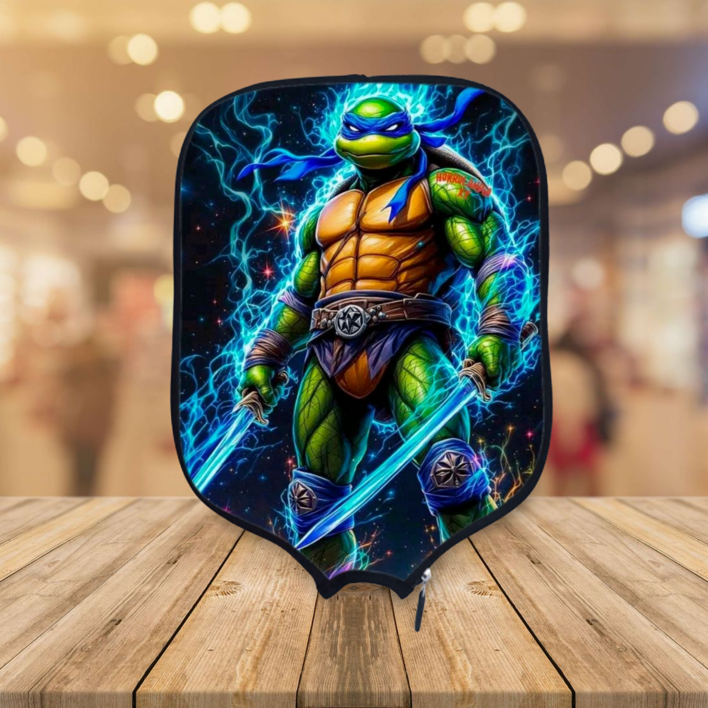 Leonardo Neon - Teenage Mutant Ninja Turtles - Pickleball Paddle Cover