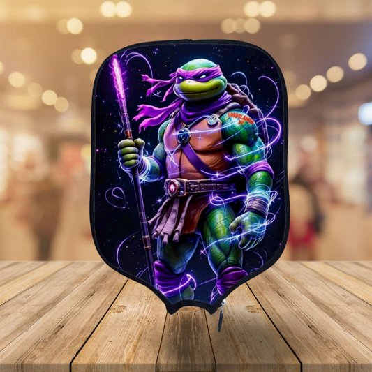 Donatello Neon - Teenage Mutant Ninja Turtles - Pickleball Paddle Cover