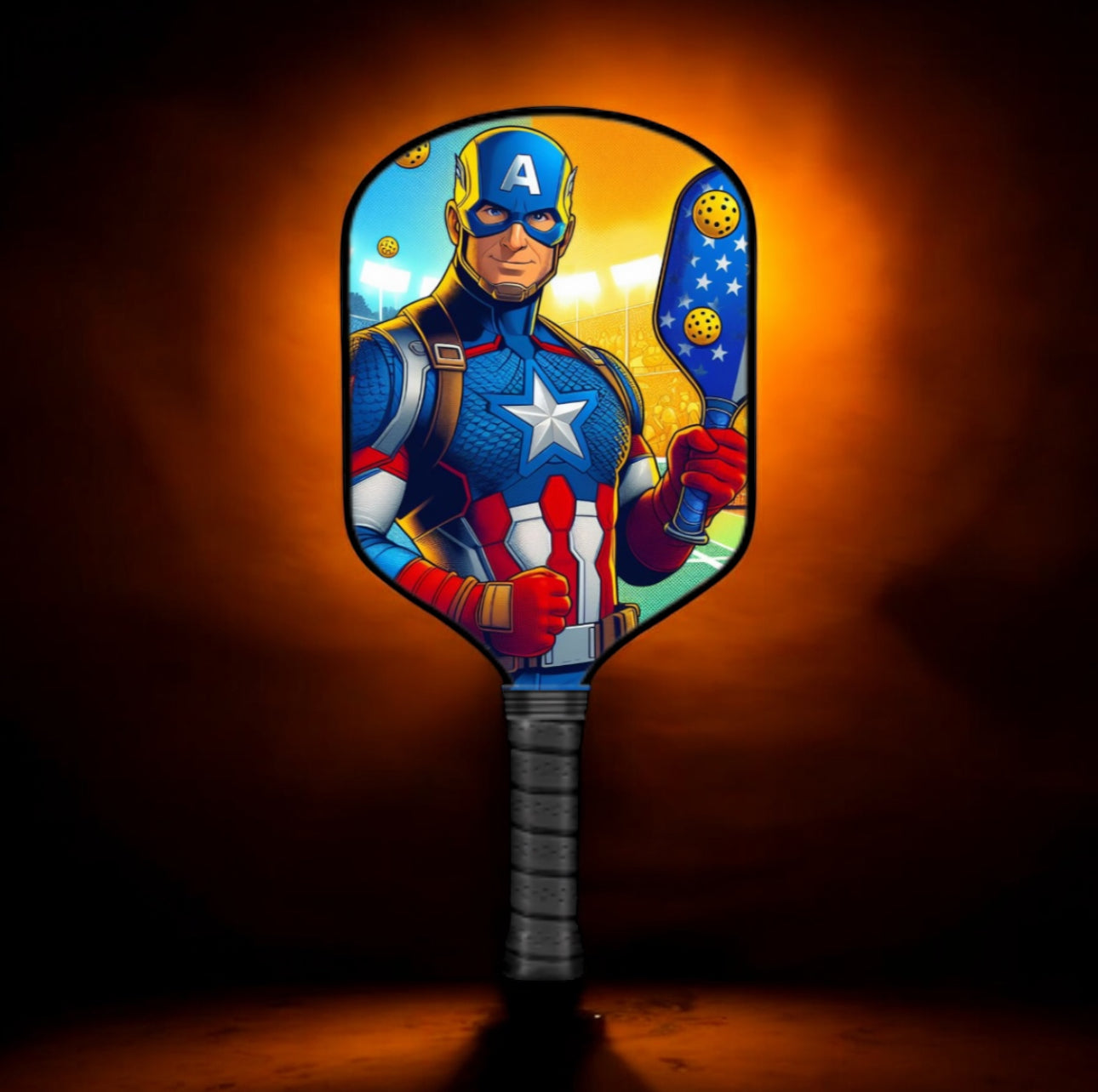 Captain America Pickleball #1 Paddle