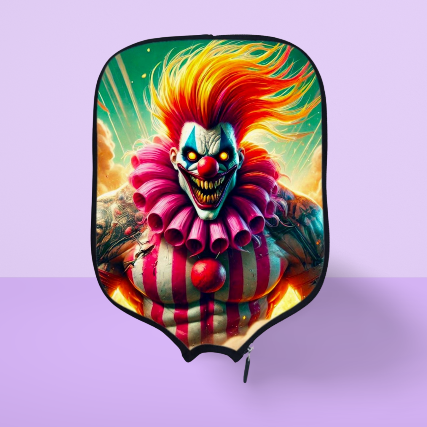 Krazy Clowns - Twisted Trix - Pickleball Paddle Cover