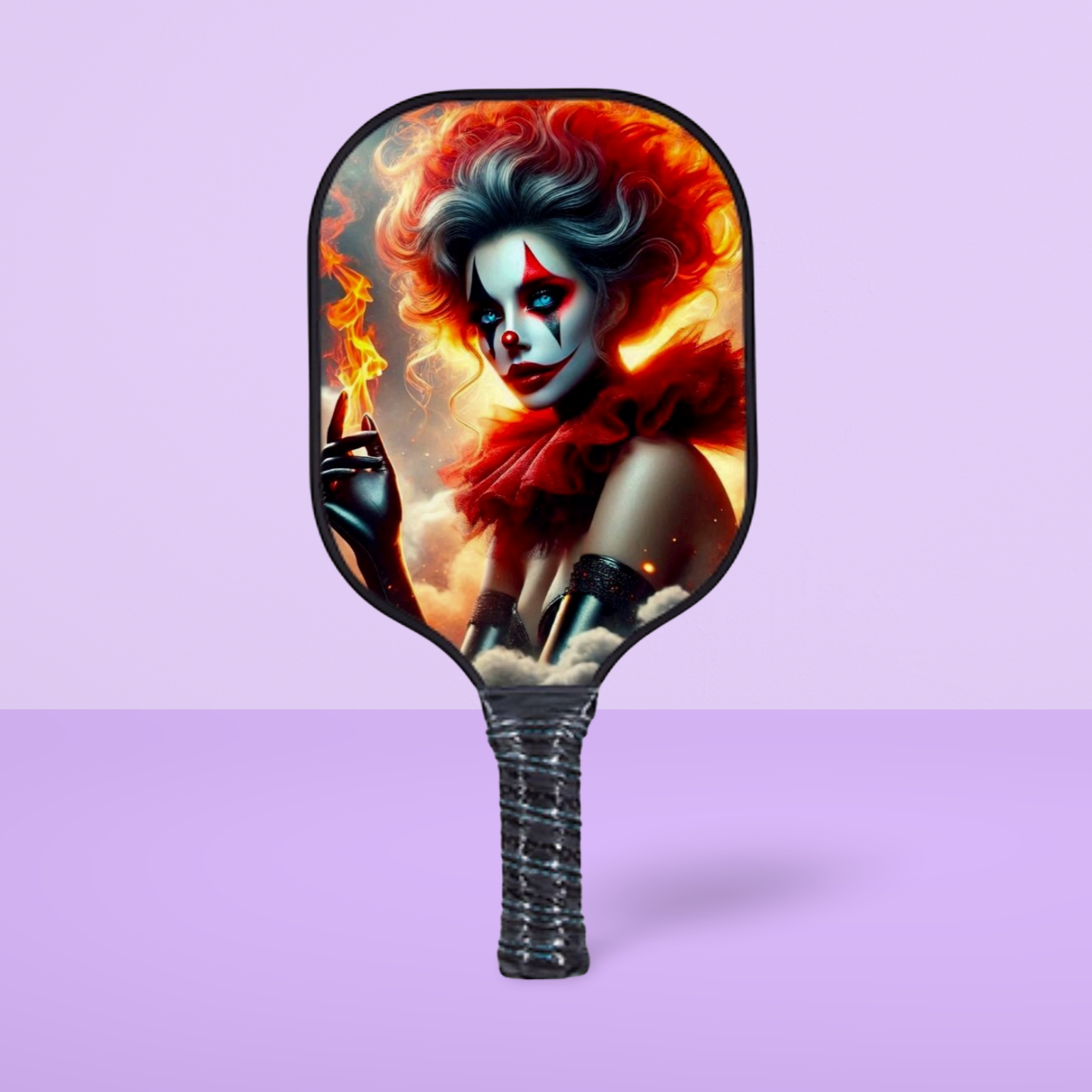 Krazy Clowns - Scarlet Smirk - Pickleball Paddle