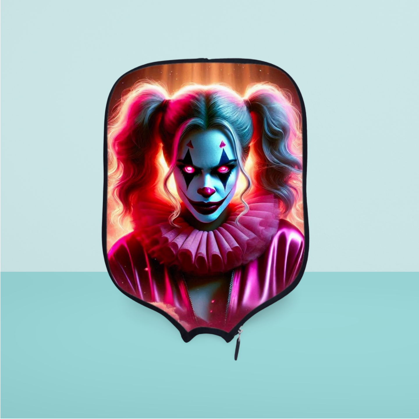 Krazy Clowns - Candy Floss - Pickleball Paddle Cover