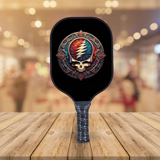 Grateful Dead - Skull - Pickleball Paddle