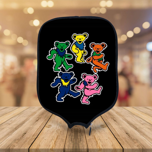 Grateful Dead Dancing Bears - Pickleball Paddle Cover