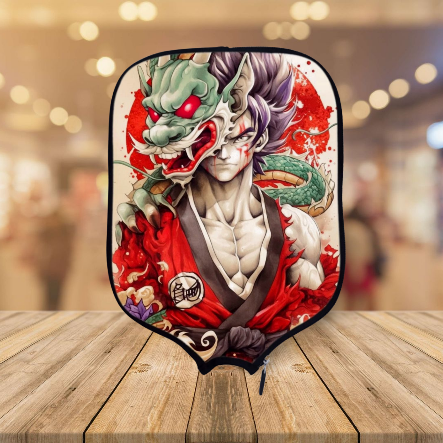 Goku - Dragon Ball Z - Dragon Head- Pickleball Paddle Cover