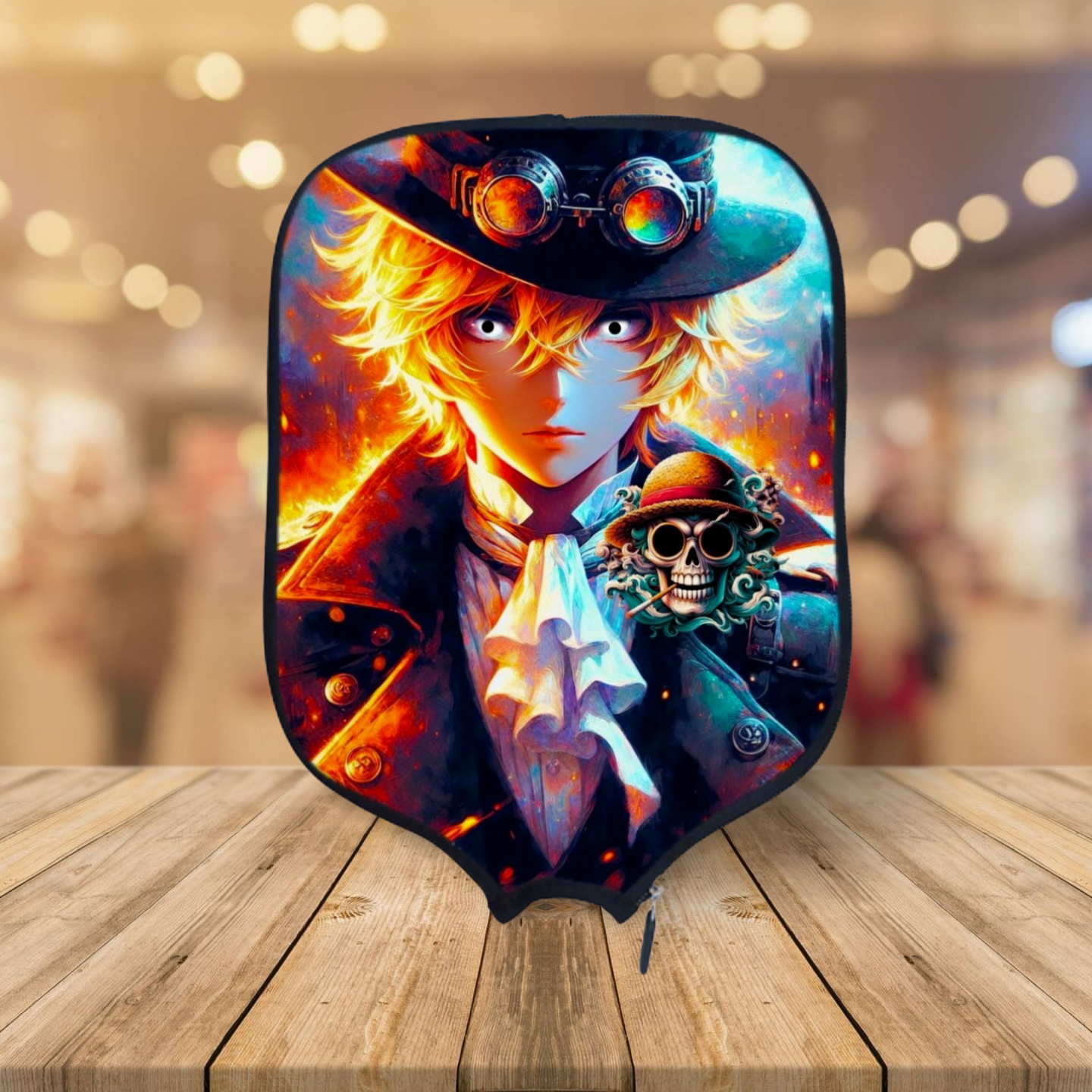 One Piece 2.0 - Sabo "Flame Emperor" - Pickleball Paddle Cover