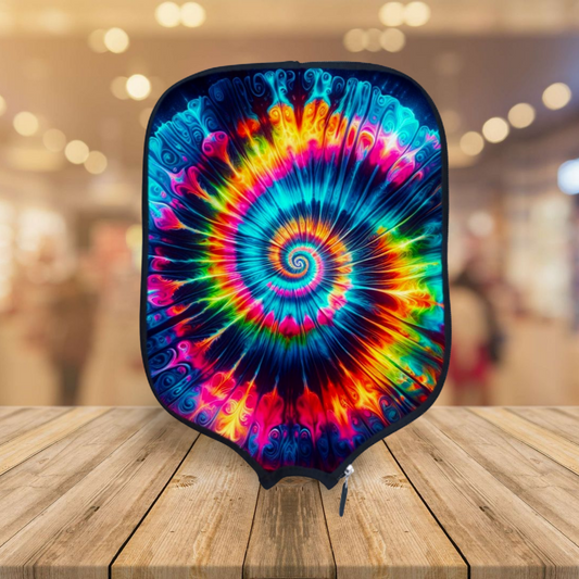 Grateful Dead - Tie Dye Neon - Pickleball Paddle Cover