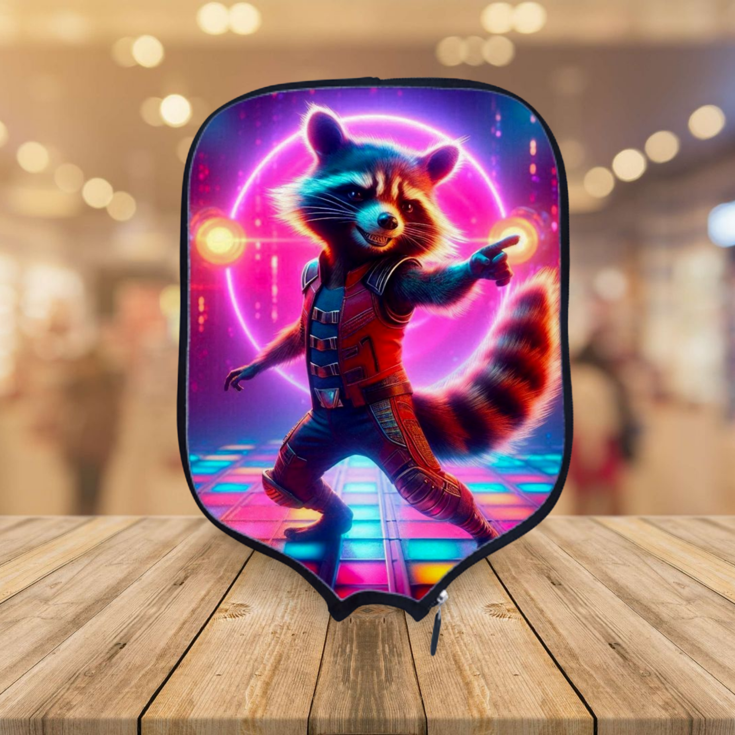 Guardians of the Galaxy - Rocket - Disco Edition - Pickleball Paddle Cover