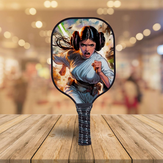 Princess Leia - Star Wars Animated - Pickleball Paddle