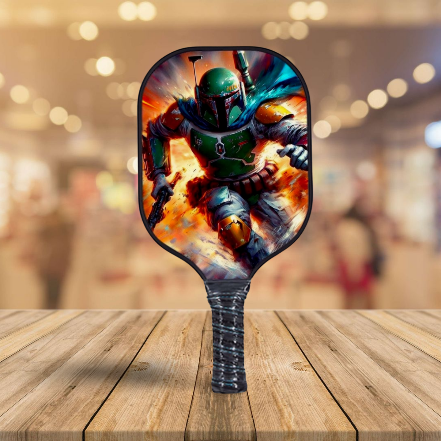 Boba Fett - Star Wars Animated - Pickleball Paddle