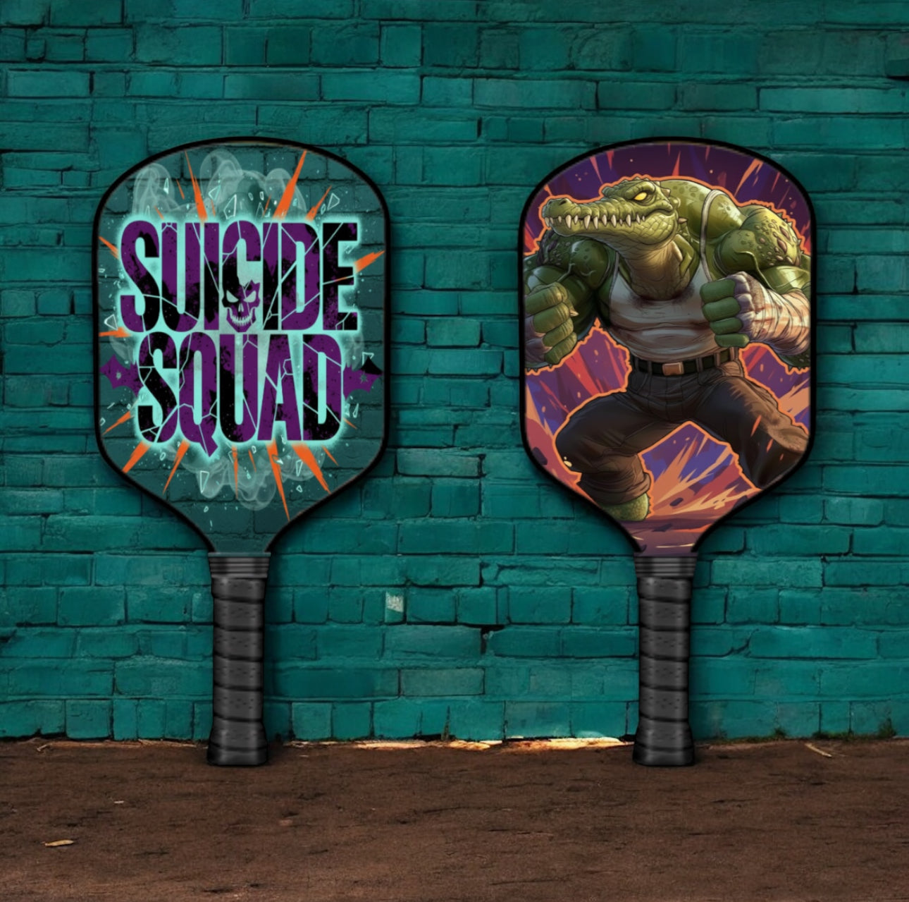 Suicide Squad - Killer Croc - Pickleball Paddle