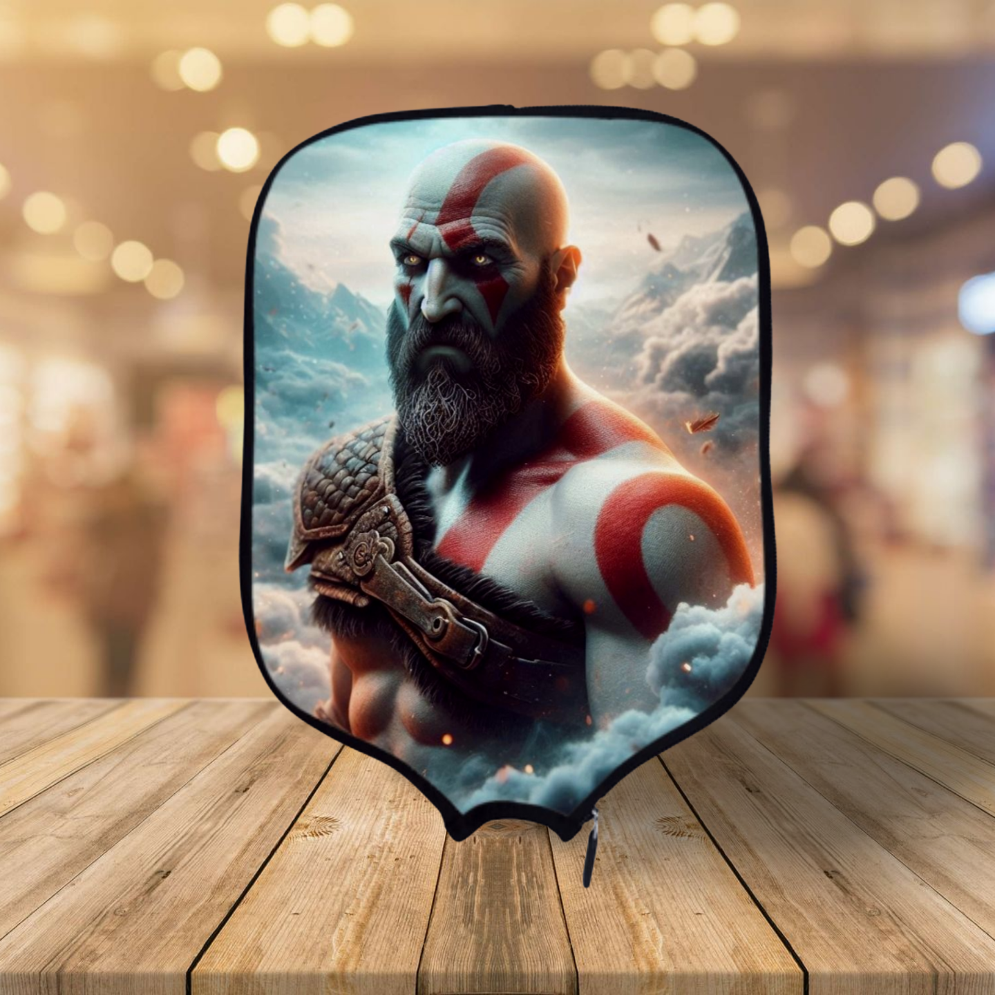 Kratos - God Of War  - Pickleball Paddle Cover