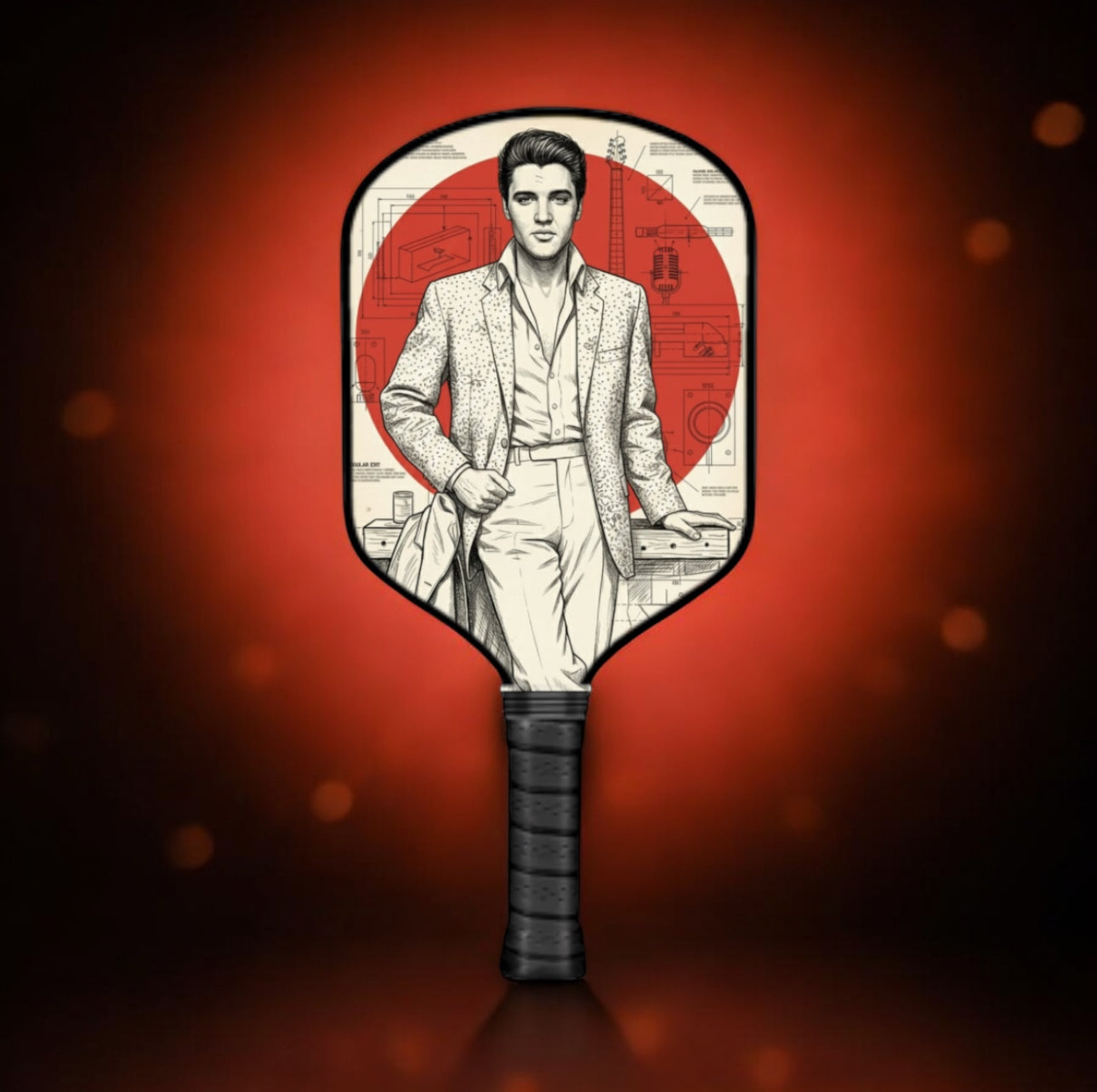 Elvis - Vintage Edition - Pickleball Paddle