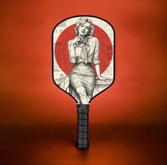 Marilyn Monroe - Vintage Edition - Pickleball Paddle