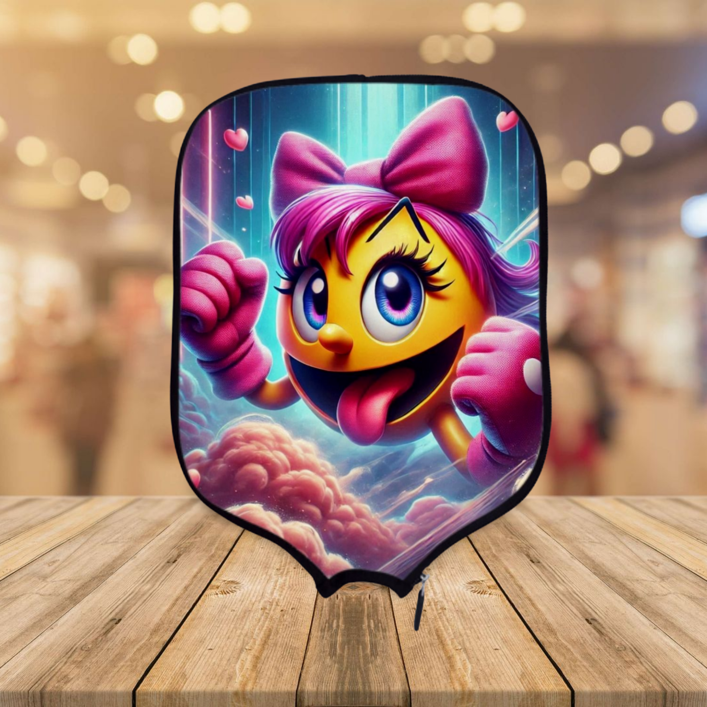 MS. PacMan - Pickleball Paddle Cover