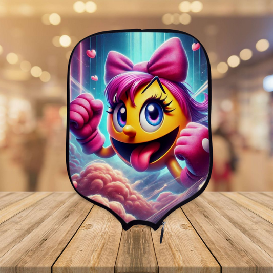 MS. PacMan - Pickleball Paddle Cover