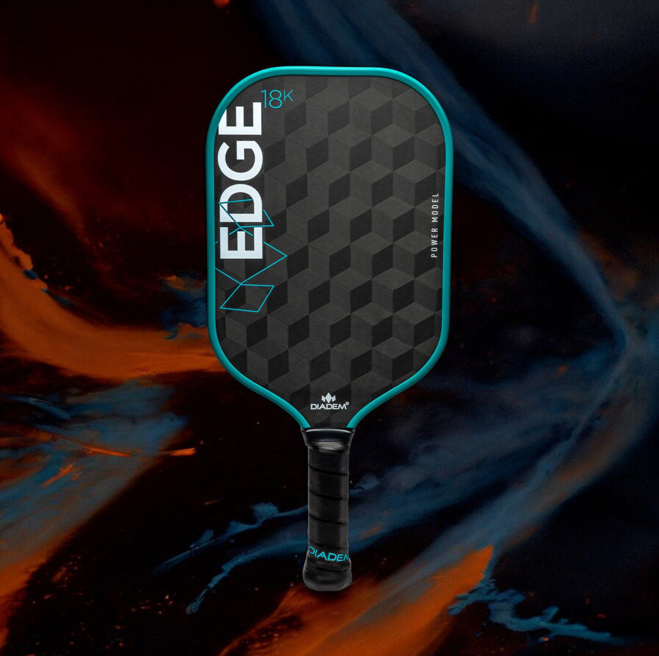 Diadem EDGE 18K Power Pro Teal 16MM - Pickleball Paddle