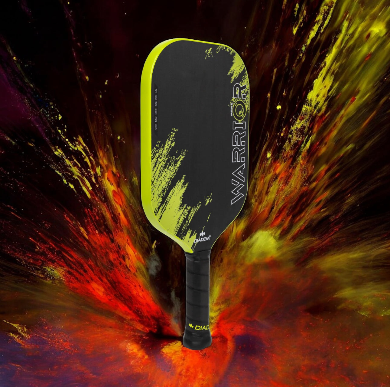 Diadem Warrior V2 Yellow 19MM - Pickleball Paddle
