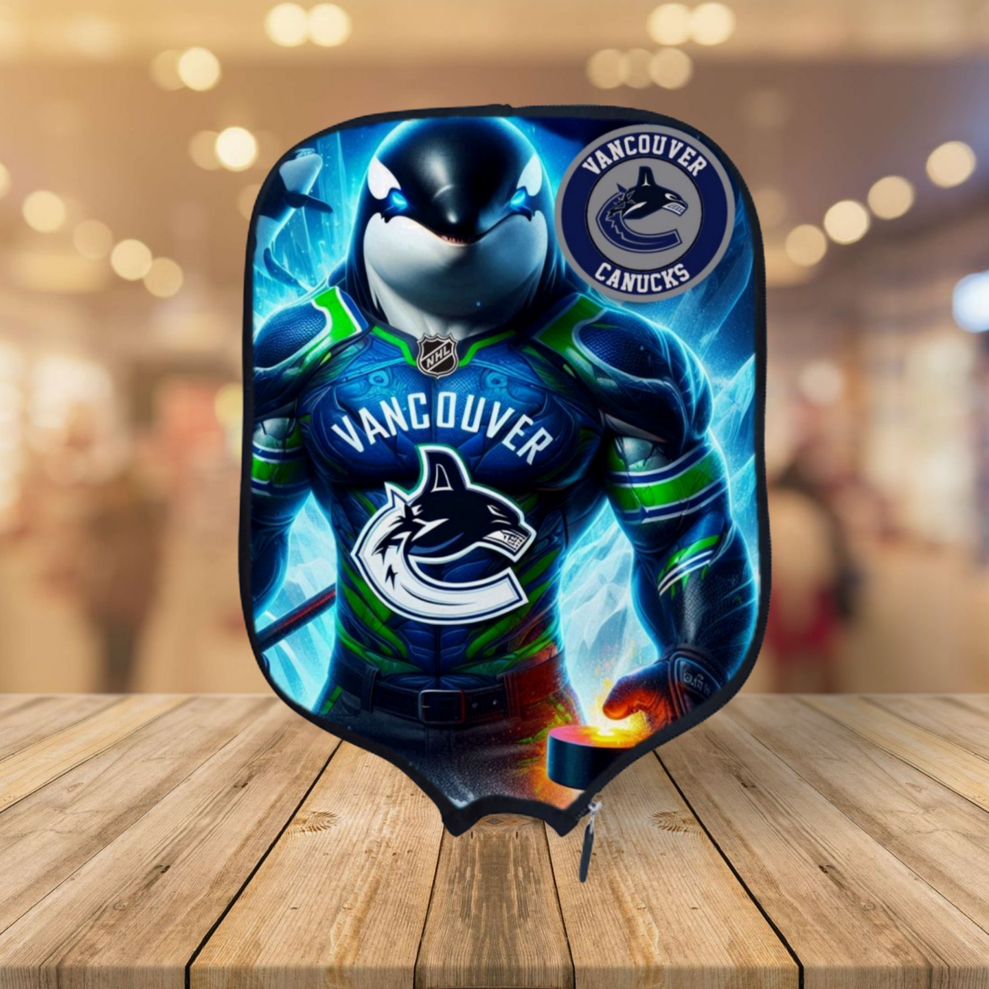 Vancouver Canucks - Fin - NHL - Pickleball Paddle Cover