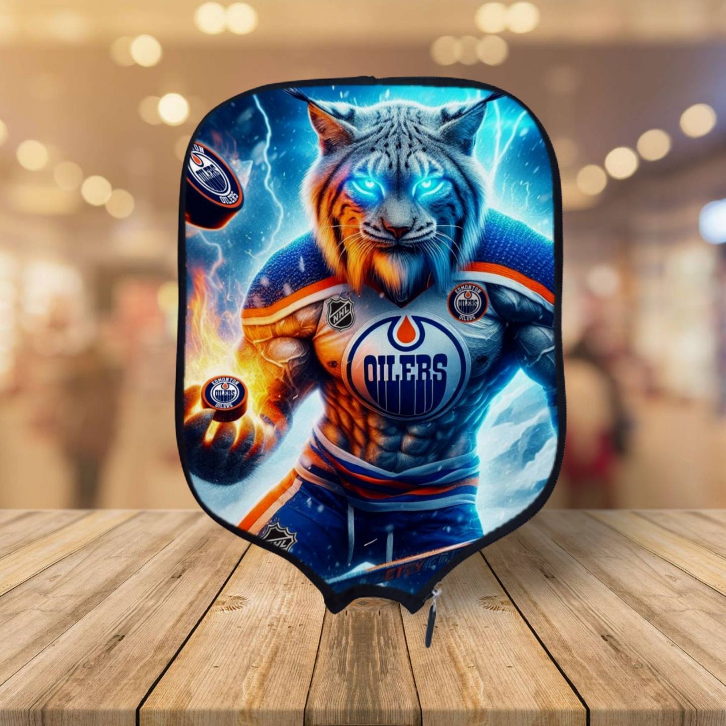 Edmonton Oilers - Hunter - NHL - Pickleball Paddle Cover