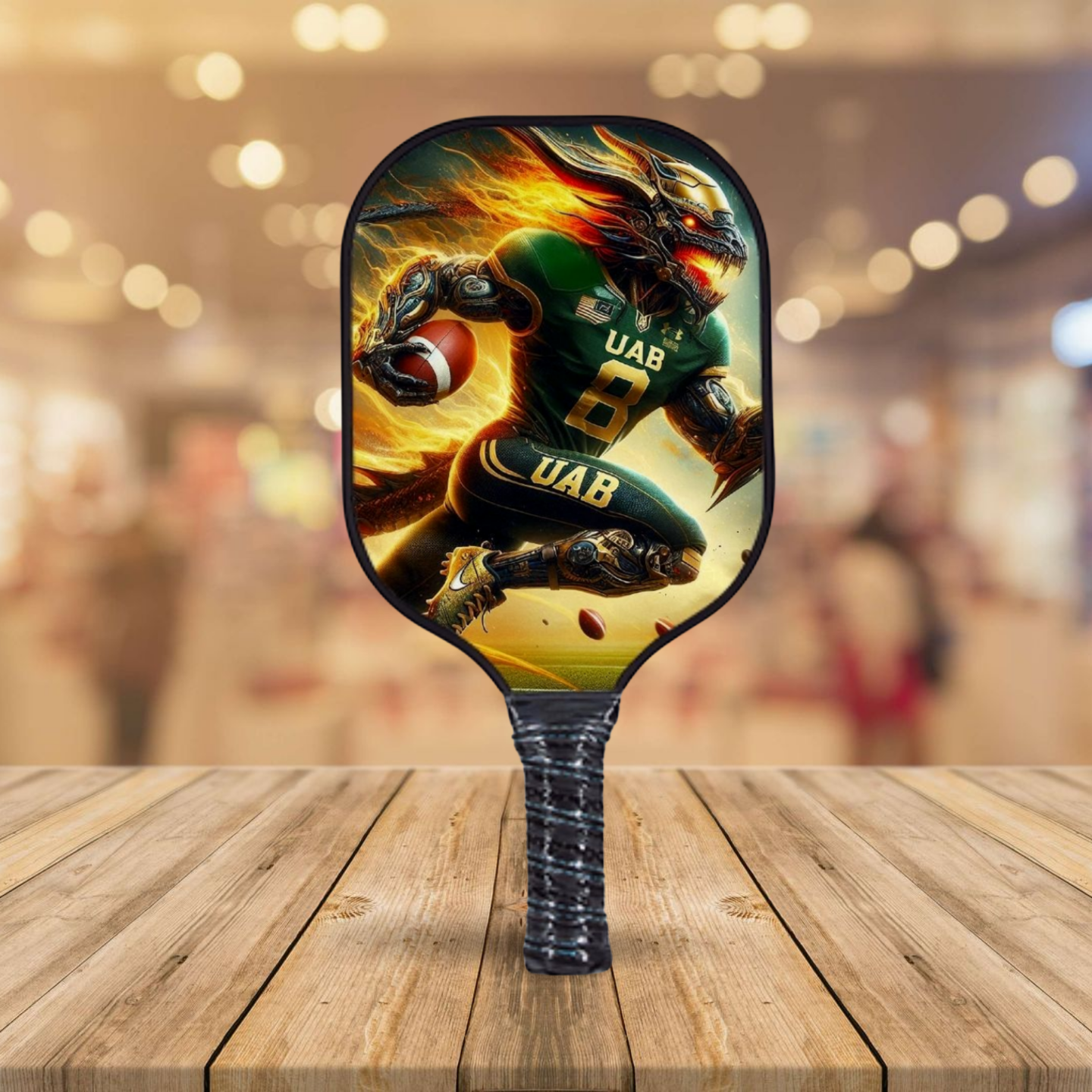 UAB Blazers - Dragon Football - Pickleball Paddle
