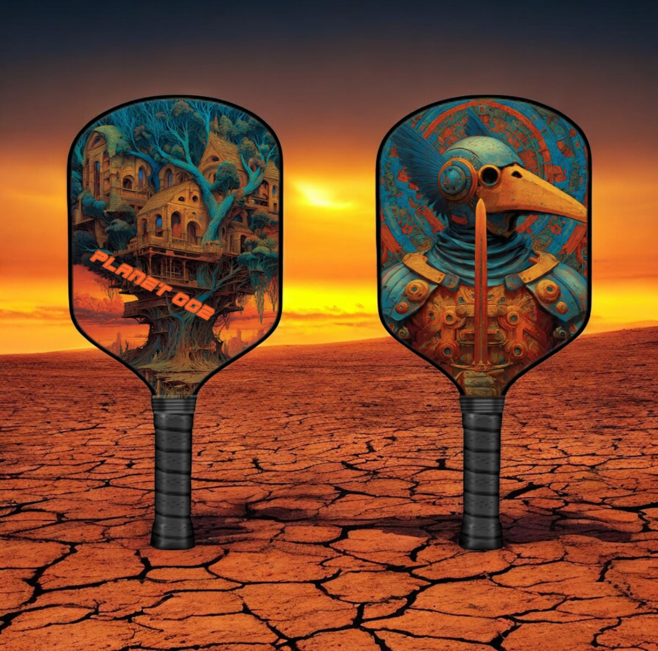 Planet 002 - Hellstrike - Pickleball Paddle