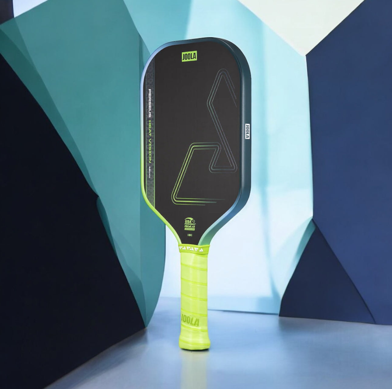 JOOLA Perseus Heat Vision Pickleball Paddle - Charge Surge Green - Pickleball Paddle