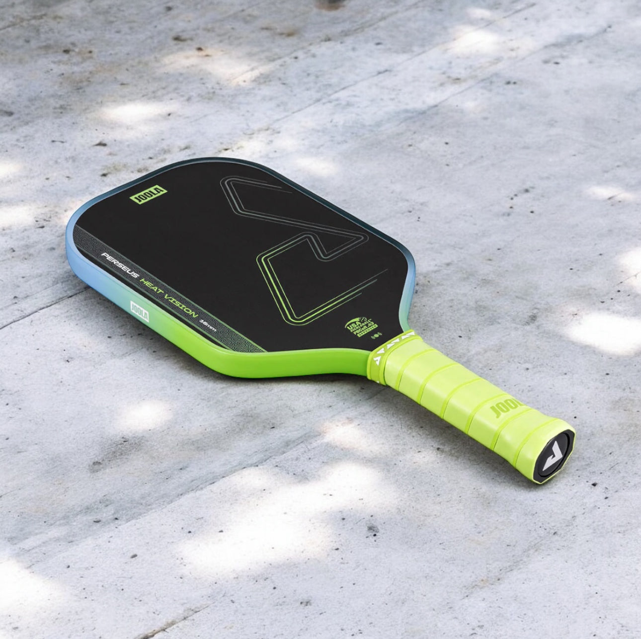JOOLA Perseus Heat Vision Pickleball Paddle - Charge Surge Green - Pickleball Paddle