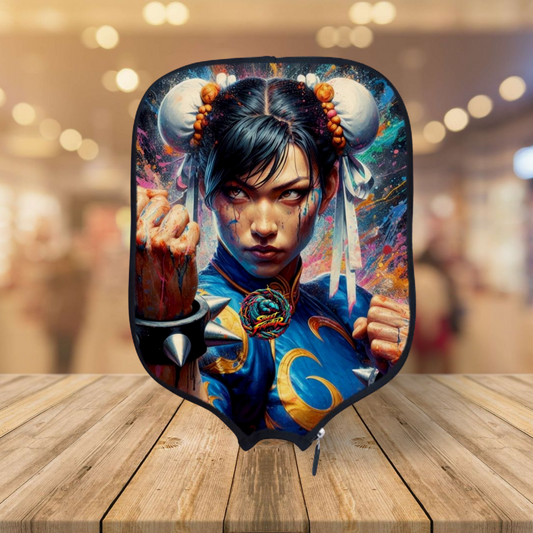 Street Fighter - Chun-Li - Pickleball Paddle Cover