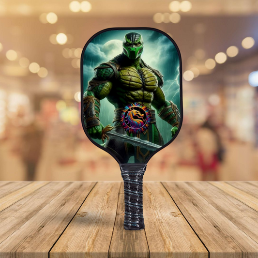 Mortal Kombat Logo - Reptile - Pickleball Paddle