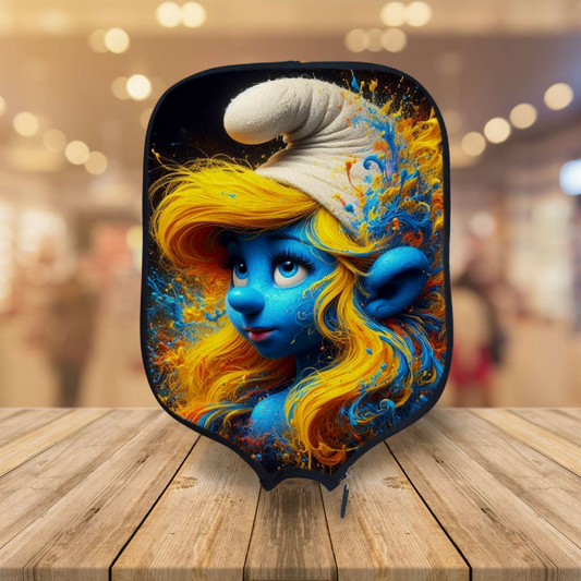 Smurfette - Pickleball Paddle Cover