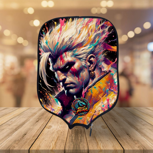 Street Fighter - Guile - Pickleball Paddle Cover