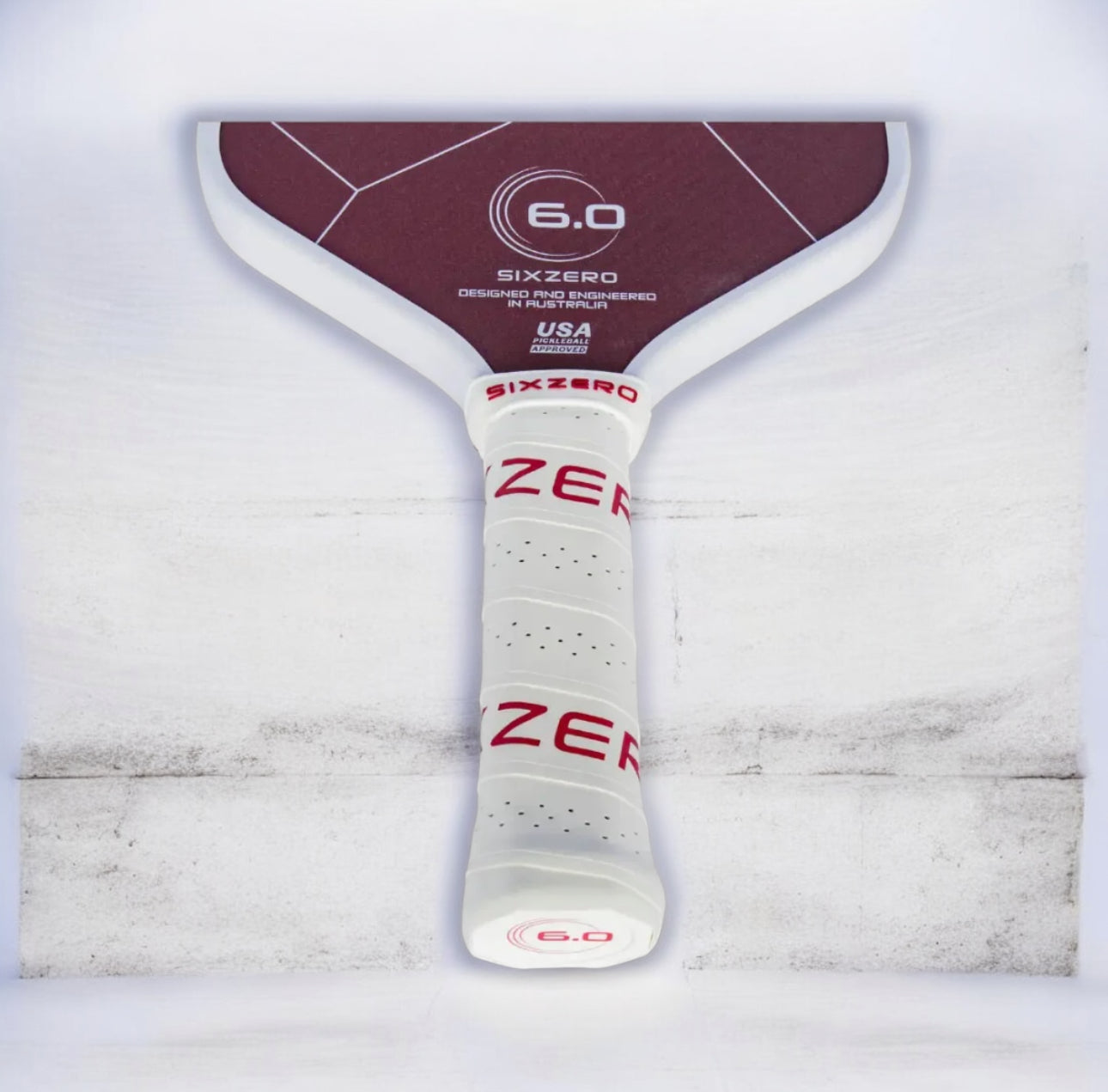 6.0 Six Zero Ruby 16MM Pickleball Paddle