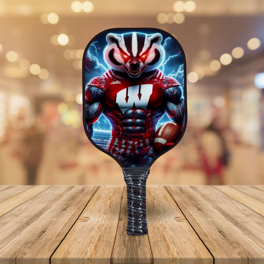 Wisconsin Badgers- Pickleball Paddle