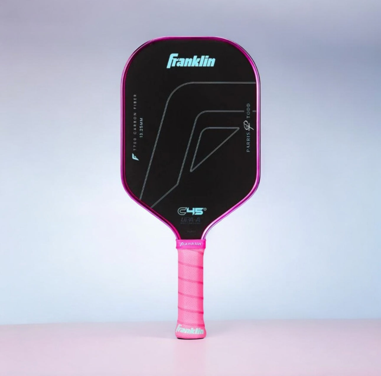 Franklin Parris Todd C45° Series - 13.25MM Pink/Blue Pickleball Paddle