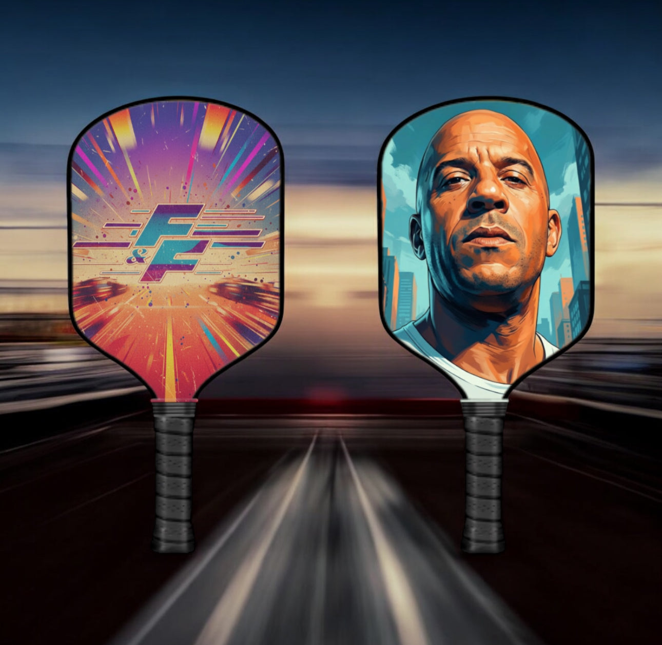 Fast and Furious - Dominic "Dom" Toretto - Pickleball Paddle