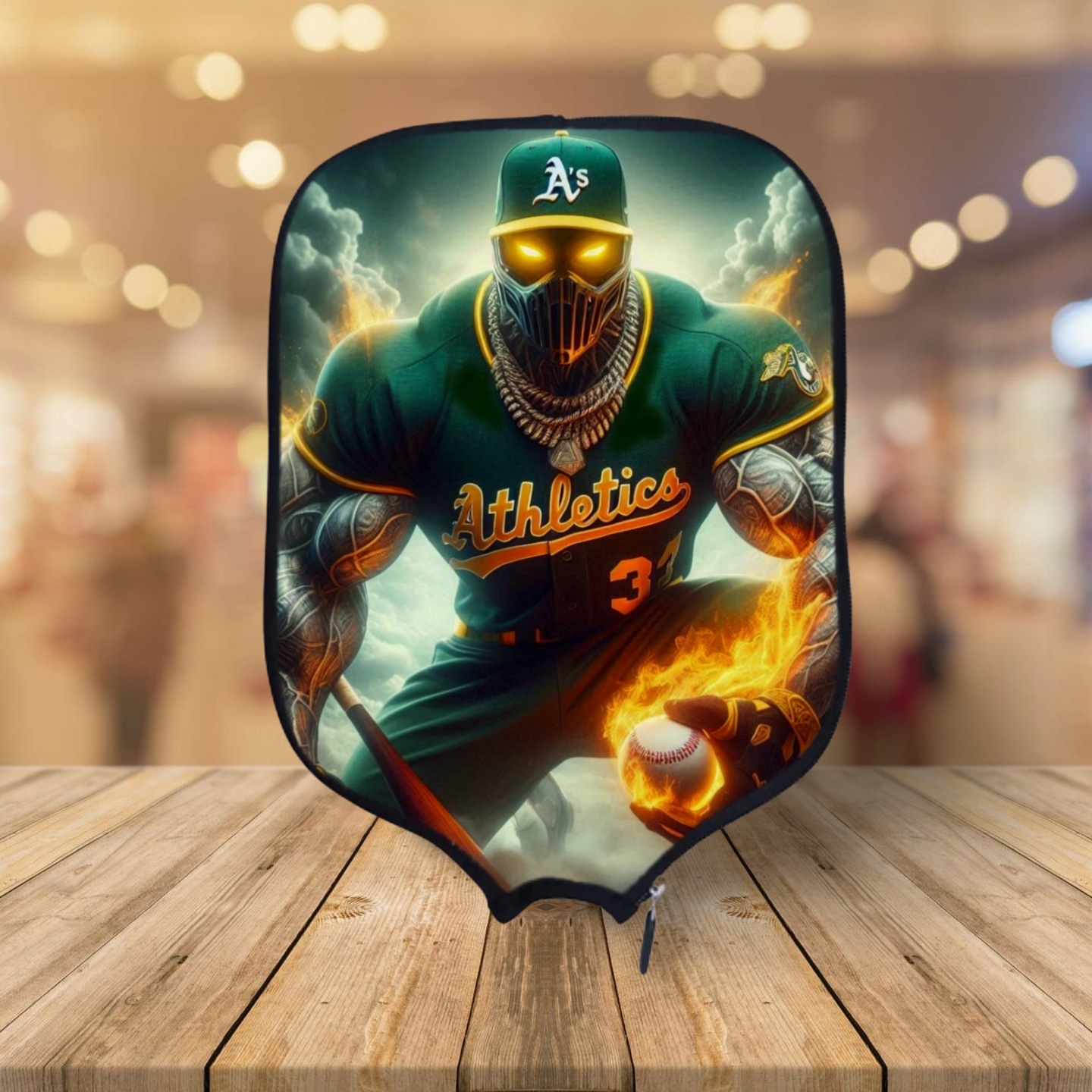 Oakland Athletics - MLB - Pickleball Paddle Cover