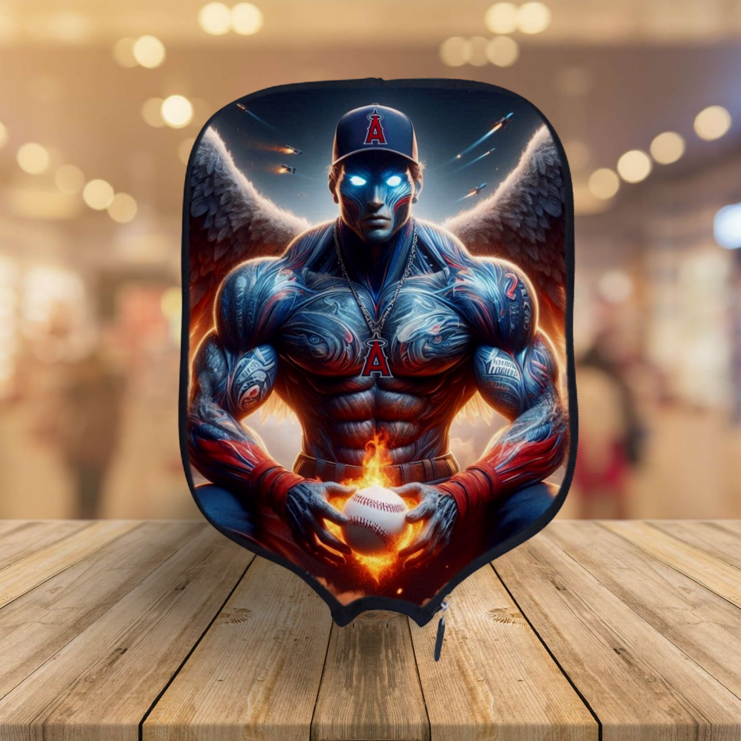 47 Cubierta de paleta Ronin/Tigre blanco Pickleball 