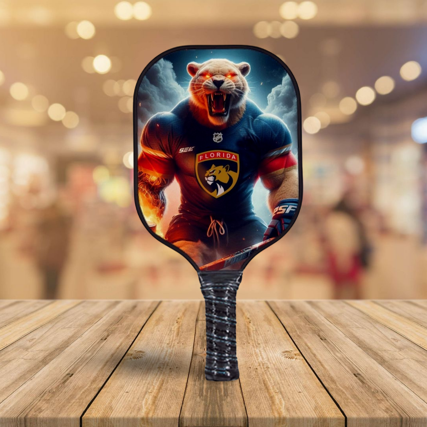Florida Panthers #1 - NHL- Pickleball Paddle