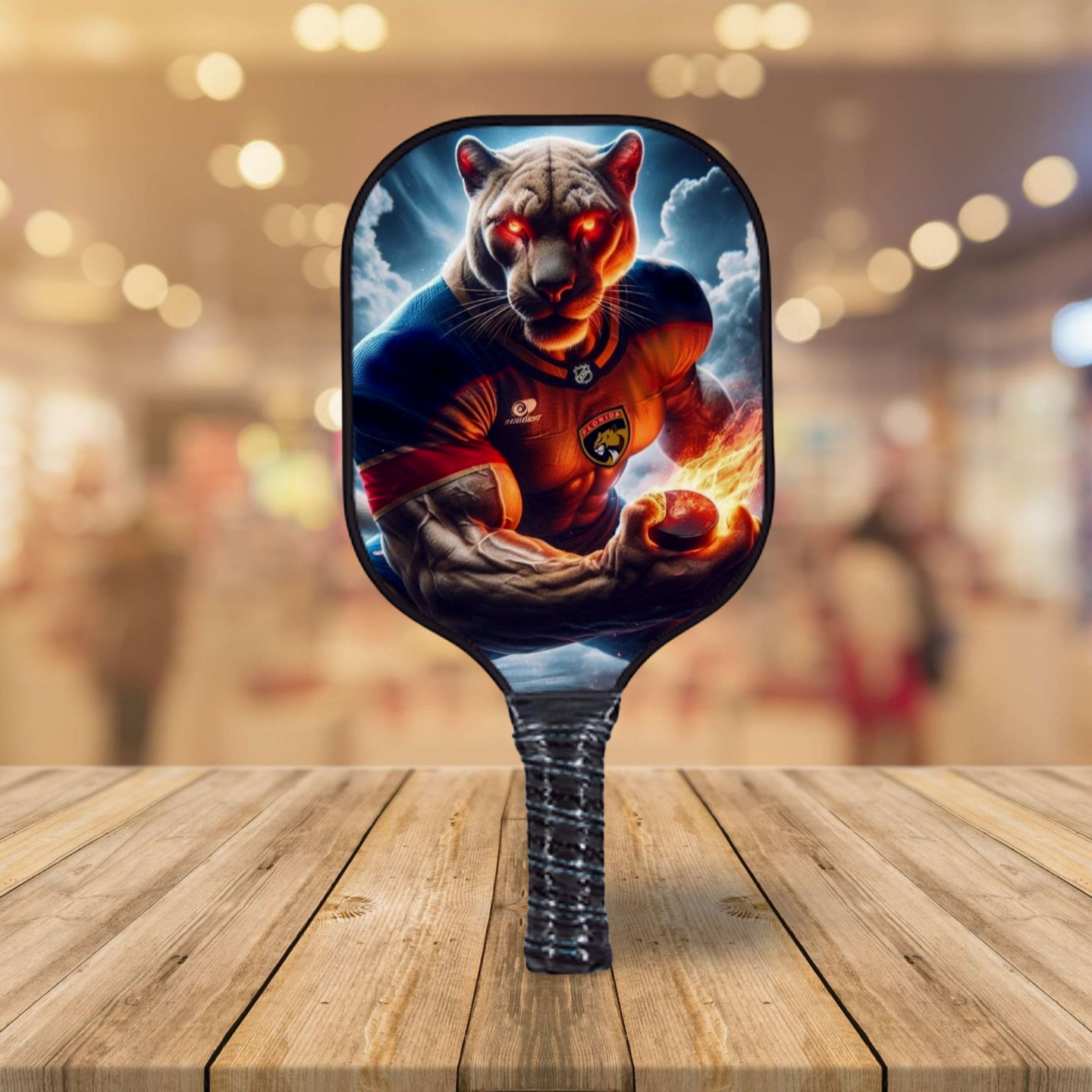 Florida Panthers #2 - NHL- Pickleball Paddle