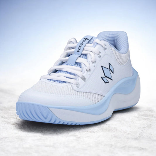 Diadem Court Flo Pickleball Shoes White/Sky Unisex