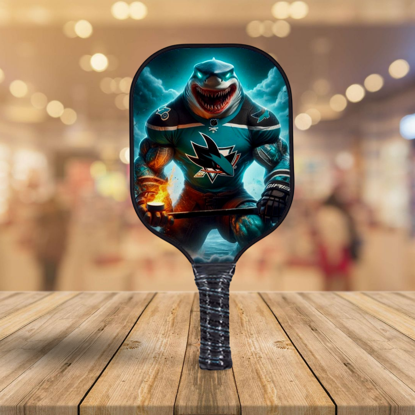 San Jose Sharks - NHL - Pickleball Paddle