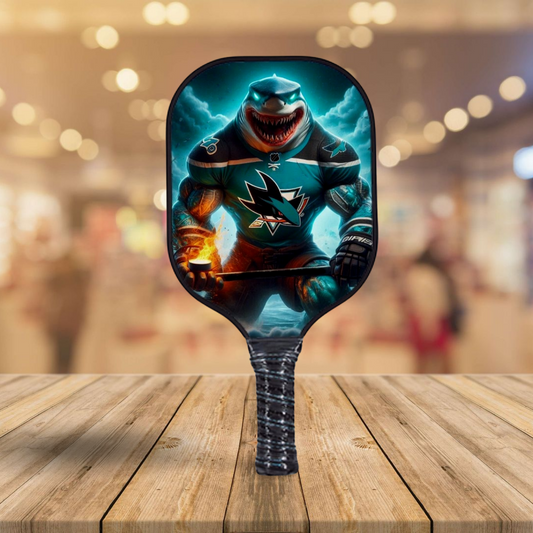 San Jose Sharks - NHL - Pickleball Paddle