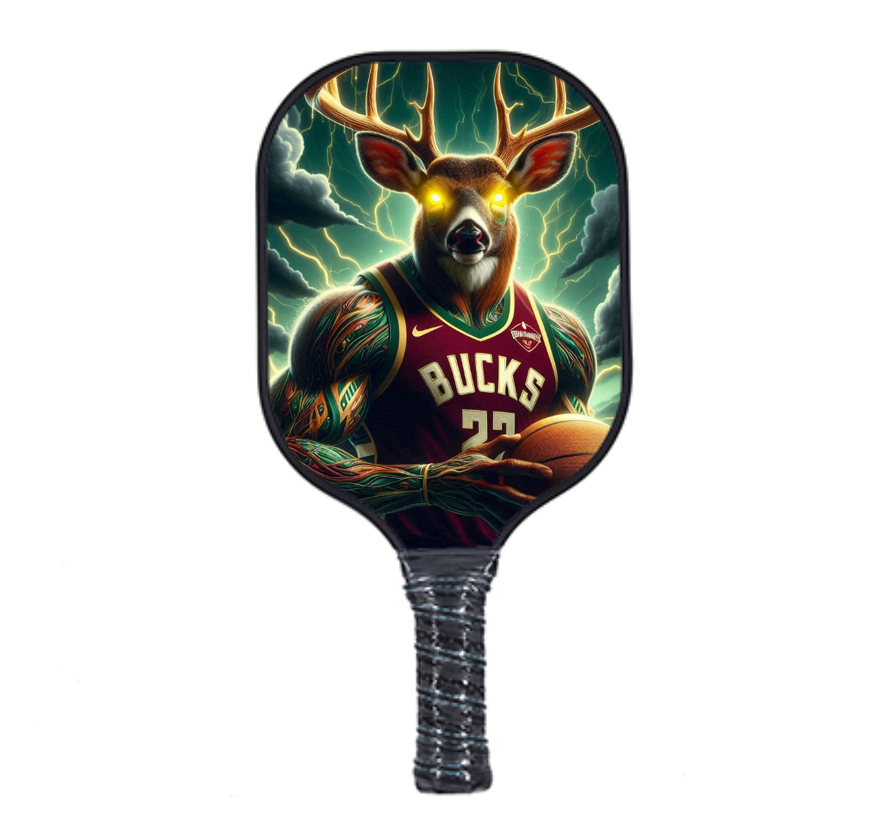 Milwaukee Bucks - NBA - Pickleball Paddle