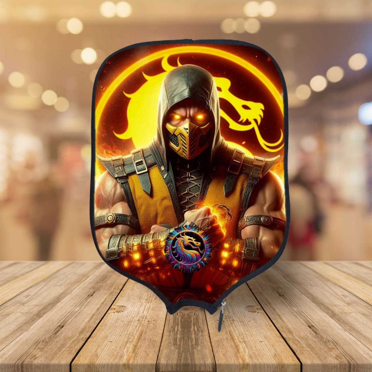 Scorpion - Mortal Kombat - Pickleball Paddle Cover