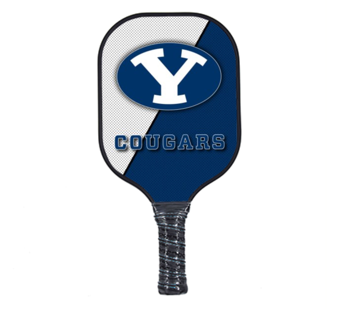 BYU Blue/White Pickleball Paddle