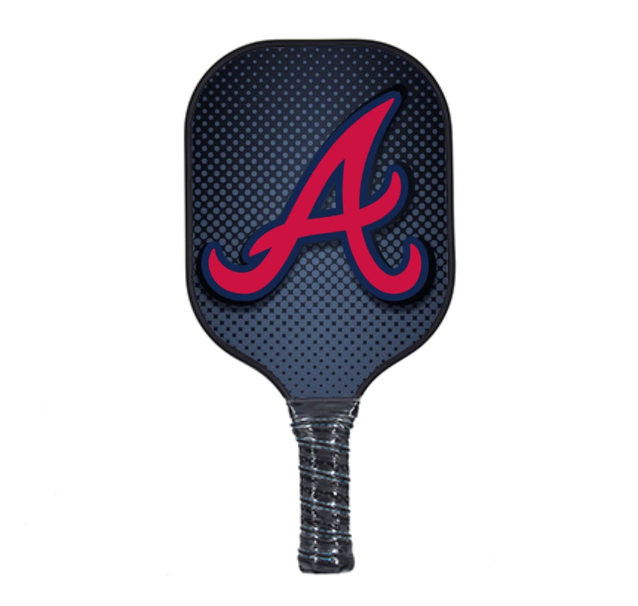 Atlanta Braves  - Blue Textered - Pickleball Paddle